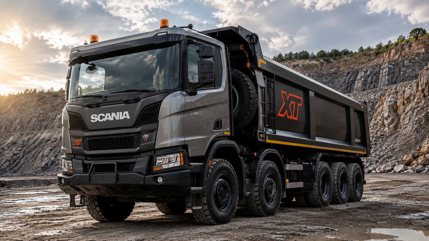 Scania XT 8x4 para mineração